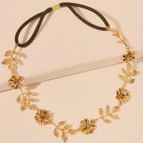 Metal Floral Decor Headband - Picture 1 of 2